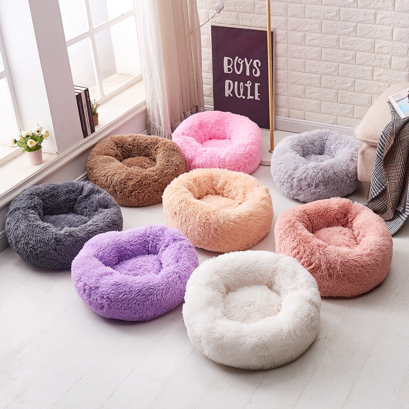 Long Plush Super Soft Dog Bed