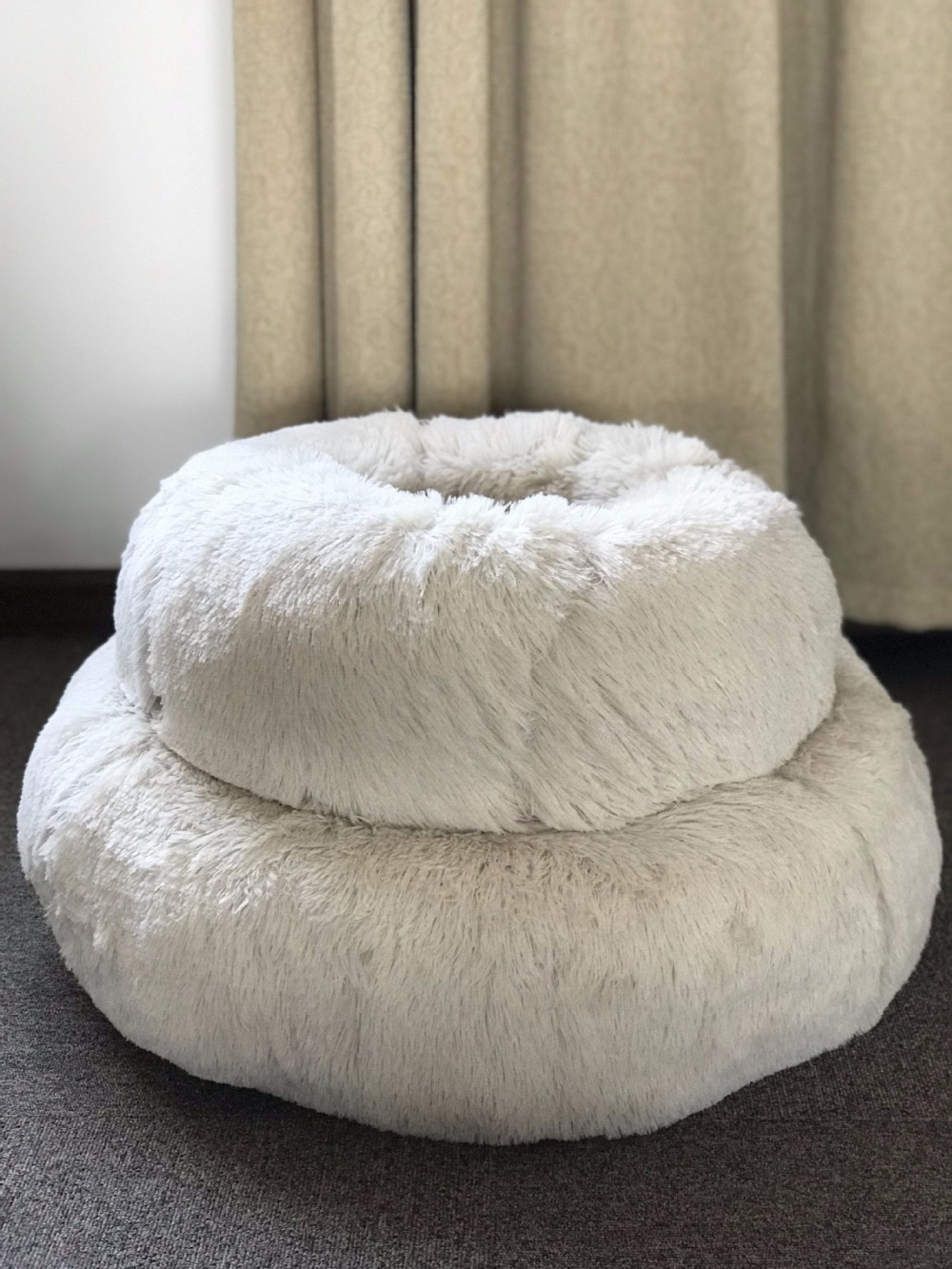 Long Plush Super Soft Dog Bed