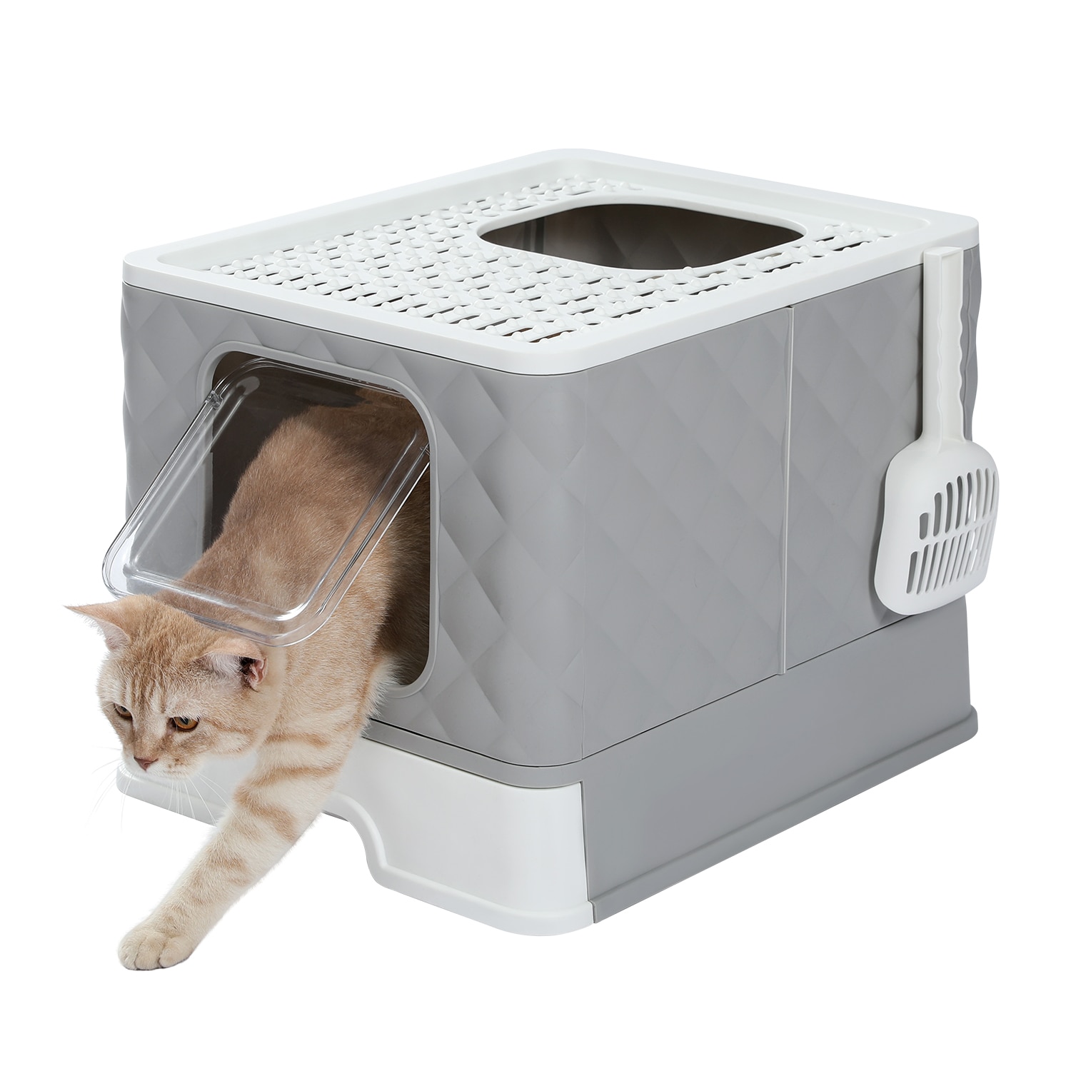 Litter Boxes for Large Cats Foldable Litter Box