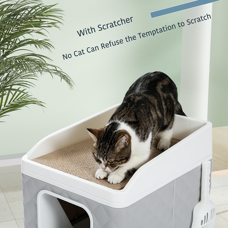 Litter Boxes for Large Cats Foldable Litter Box