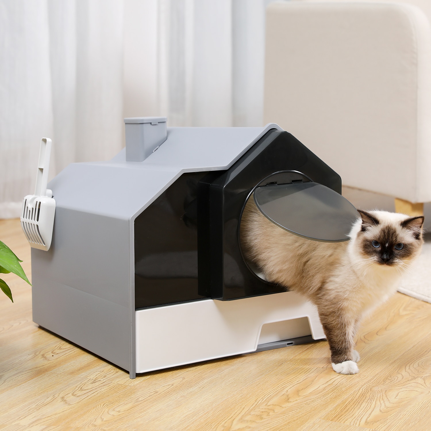Litter Boxes for Large Cats Foldable Litter Box