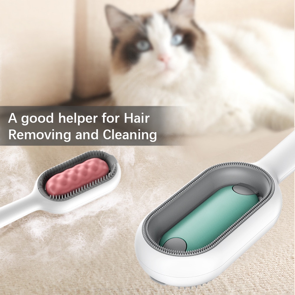 Multifunctional Silicone Dog Cat Grooming Hair Brush Comb