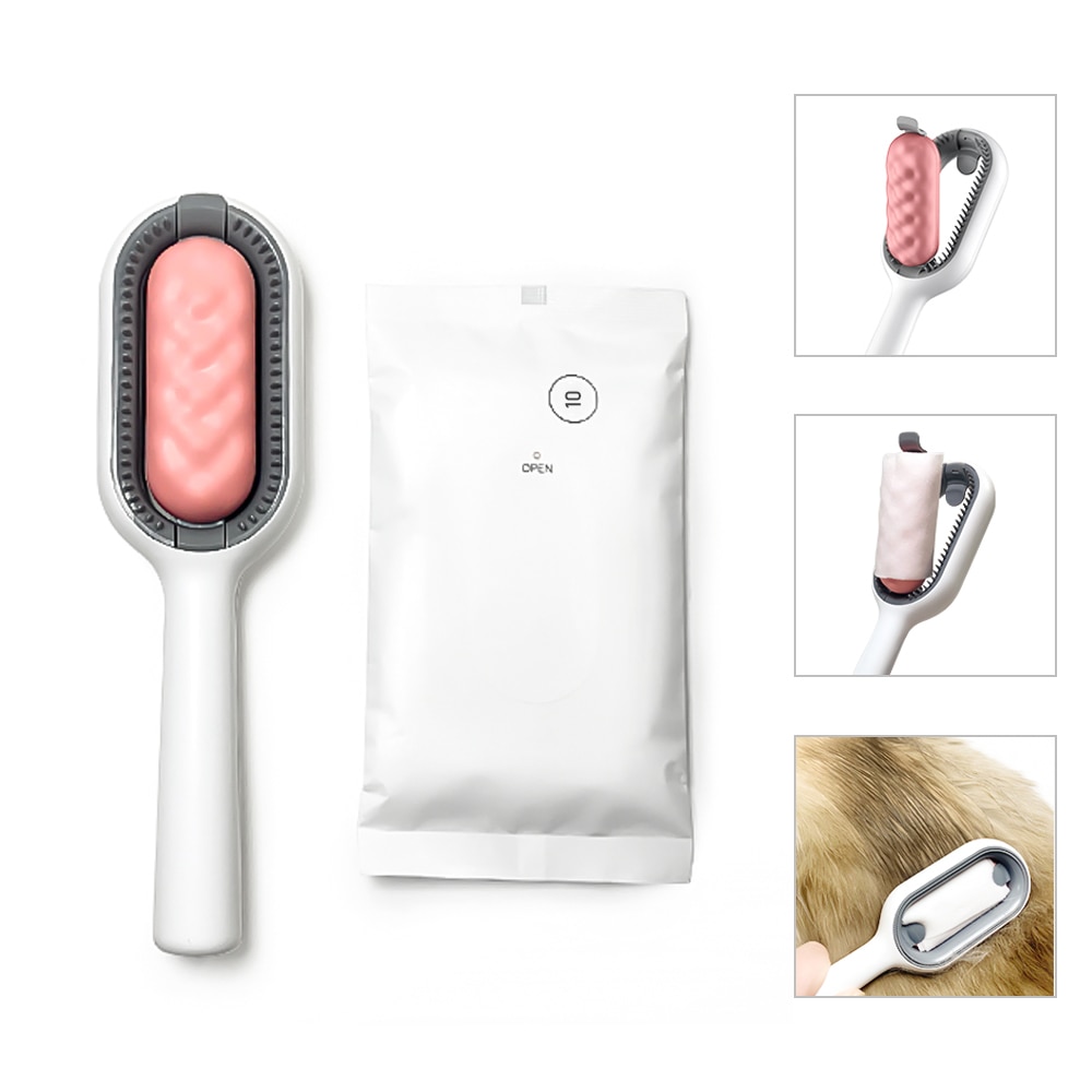 Multifunctional Silicone Dog Cat Grooming Hair Brush Comb