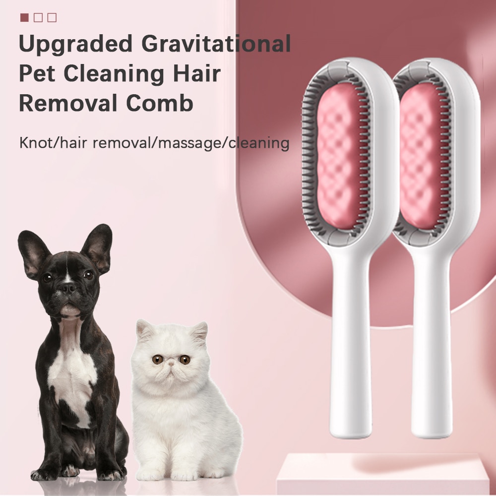 Multifunctional Silicone Dog Cat Grooming Hair Brush Comb