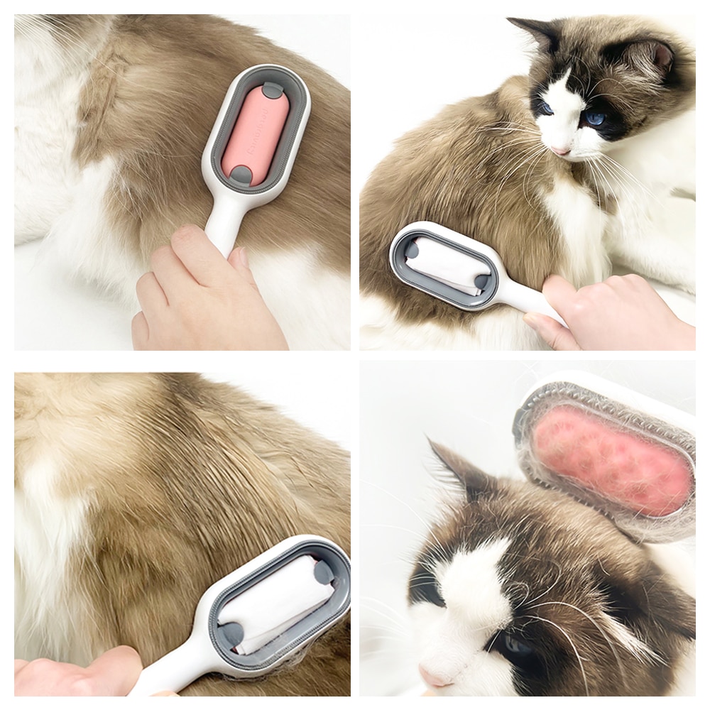 Multifunctional Silicone Dog Cat Grooming Hair Brush Comb