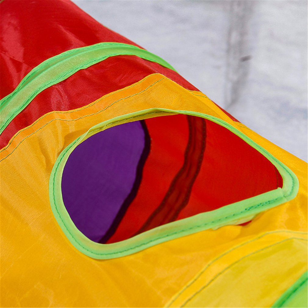 Channel Folding Rainbow Puzzle Tunnel