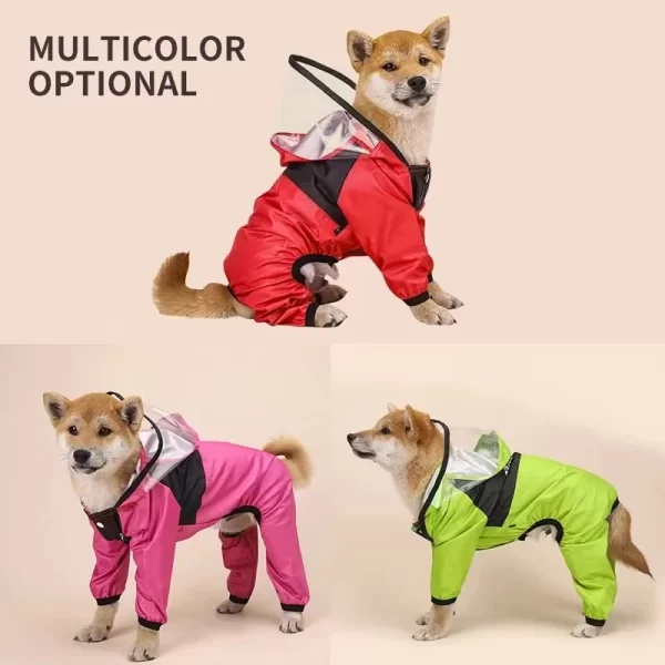 Dog Raincoat or Waterproof Dog Jacket - Image 2