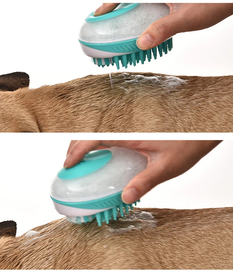 Dog and Cat Bath Brush 2-in-1 SPA Massage Comb
