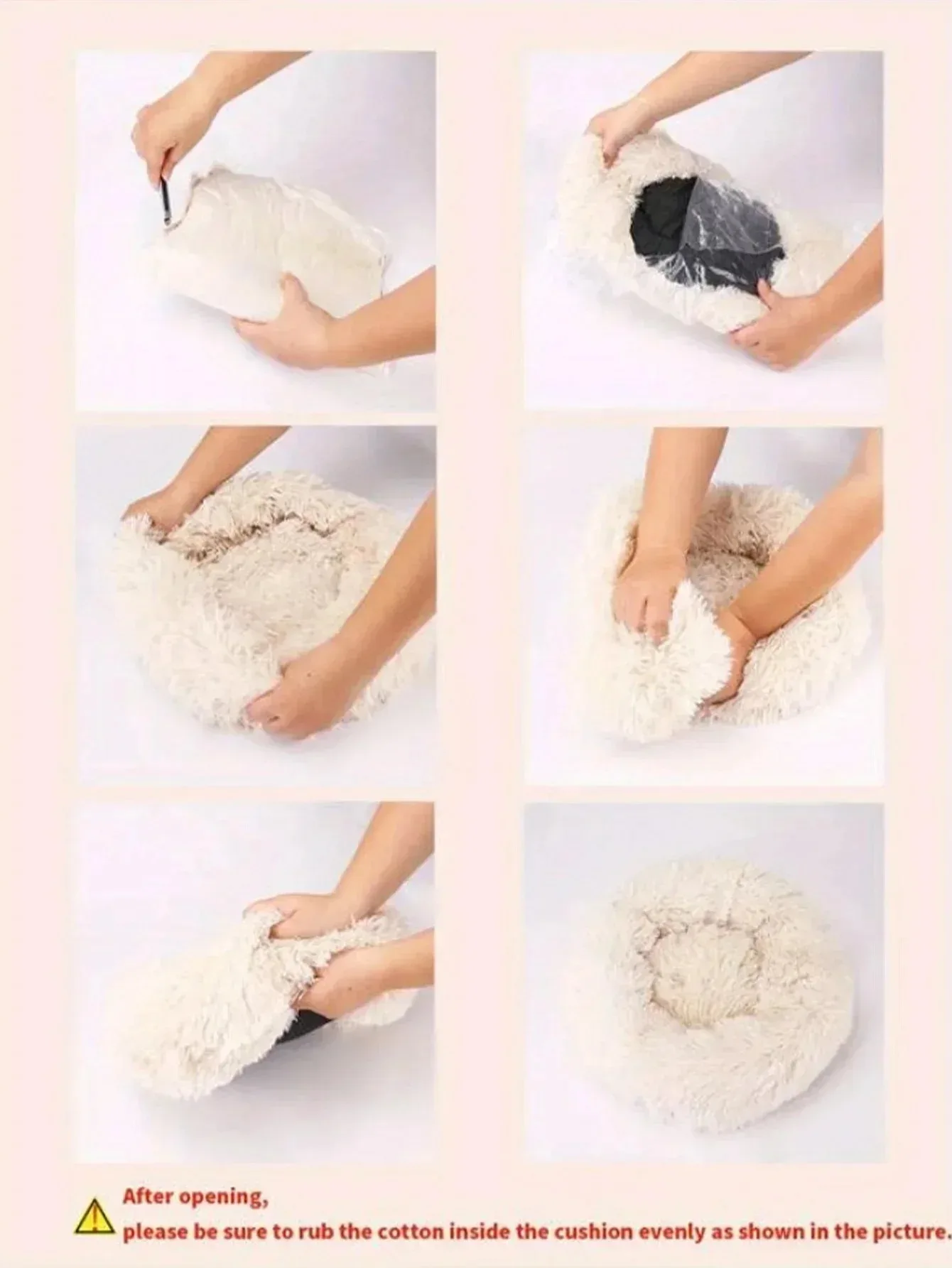 Soft Plush Cat & Dog Bed | Warm Pet Sleeping Sofa for Winter