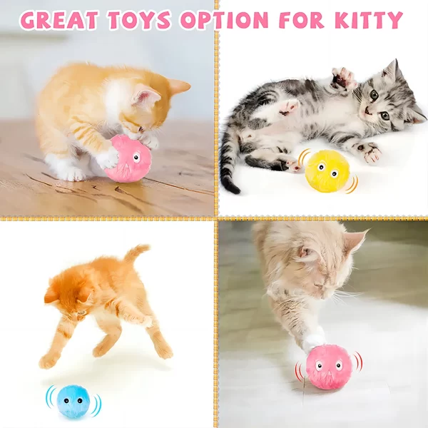 Interactive Catnip Ball Toy for Cats & Kittens | Plush, Safe & Fun - Image 5