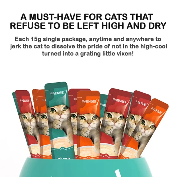 Cat Nutrition Boxed Strips | Chicken, Salmon & Tuna Pet Snacks - Image 2