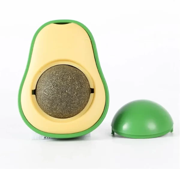 Edible Rotating Catnip Ball | Teeth-Cleaning Snack Toy - Image 2