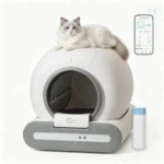 Smart Self-Cleaning Cat Litter Box – 65L Automatic Cat Toilet with App Control & Odor Control