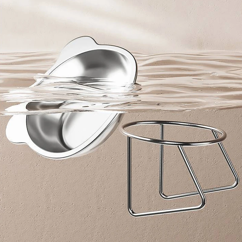 Tilted Stainless Steel Cat Bowl with Stand: Raised 15 Degree Feeder - Image 5